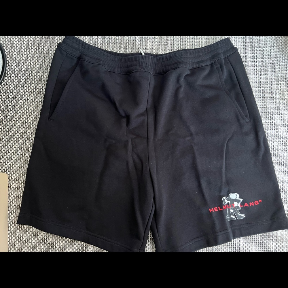 New Men’s “Helmut Lang” Black Shorts